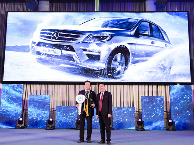 Jiangsu mingjiahui won the ninth consecutive title in sales and won the award of Yaming Benz luxury car